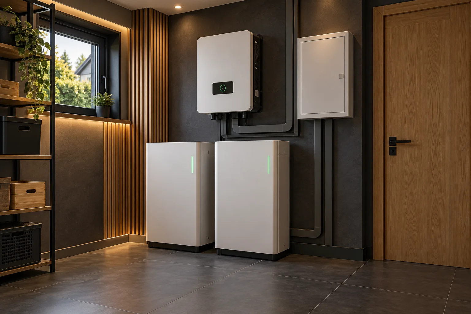 Wizualizacja koncepcyjna: Pomieszczenie techniczne systemu energii